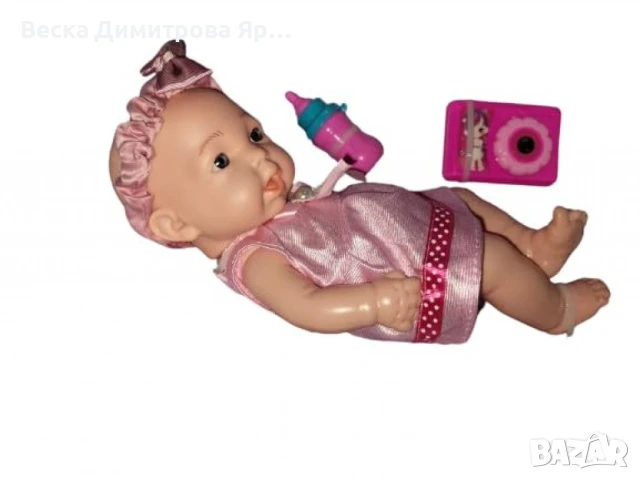 Кукла бебе момиче за деца 3+ години, снимка 2 - Кукли - 50658276