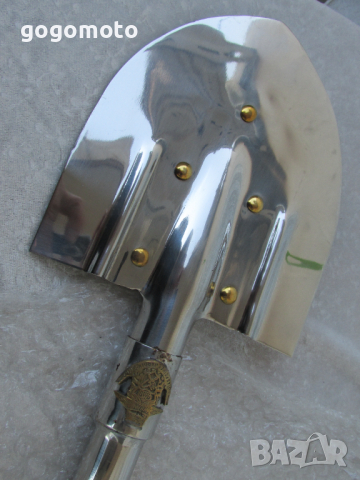 Нова, малка лопатка - шансов инструмент от неръждаема хром никелова стомана,арт,старинна,винтидж, снимка 17 - Други ценни предмети - 36249268