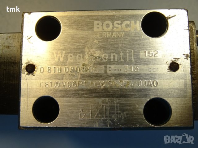 Хидравличен разпределител BOSCH 0810 090106 directional control valve 081WV06, снимка 3 - Резервни части за машини - 42221547