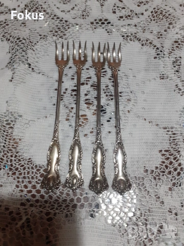 Стари антикварни посребрени вилички W.F. Rogers около 1890 г