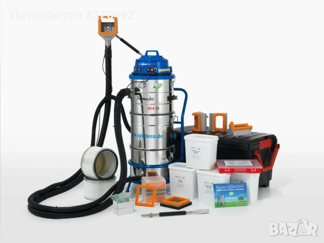 Бластиращата пясъкоструйна машина Tornado ACS за почистване на графити