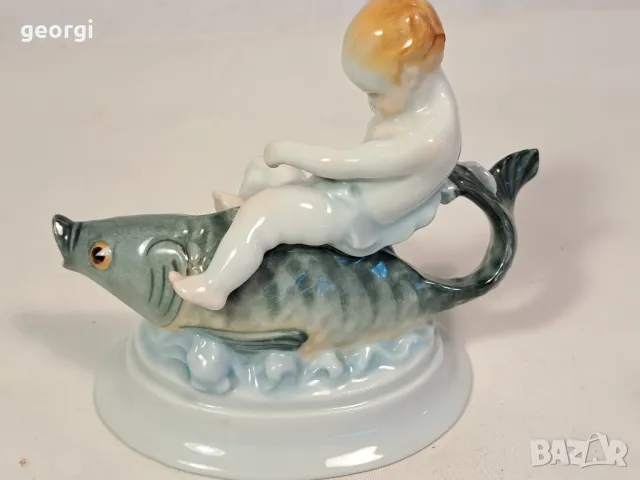 унгарска порцеланова фигура Herend , снимка 2 - Колекции - 49779699