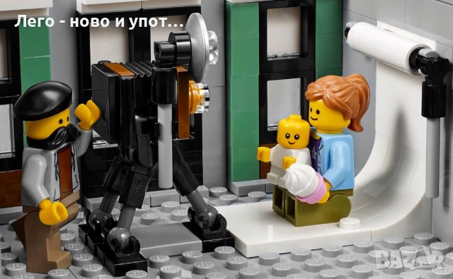 Употребявано Lego Creator Expert - Градски площад (10255) , снимка 10 - Конструктори - 40137982