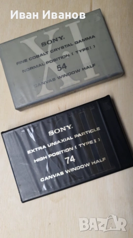 SONY CANVAS XI/XII аудиокасети японски висок клас, снимка 2 - Аудио касети - 51761555
