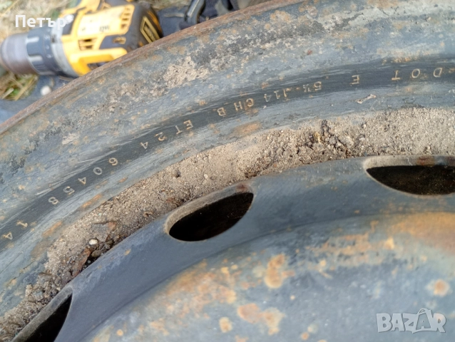 2 броя железни джанти Пежо Ситроен 4х108, снимка 2 - Гуми и джанти - 52030148