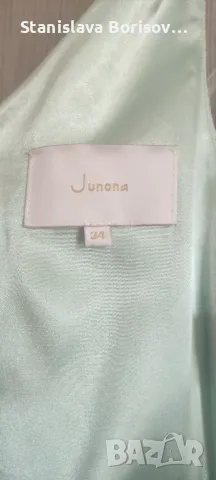 Къса рокля на Юнона цвят мента , снимка 3 - Рокли - 50308528
