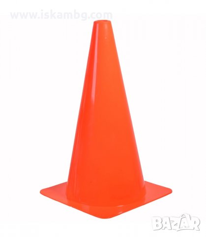 ОРАНЖЕВ ПЛАСТМАСОВ КОНУС - 40 СМ. - код  1143841