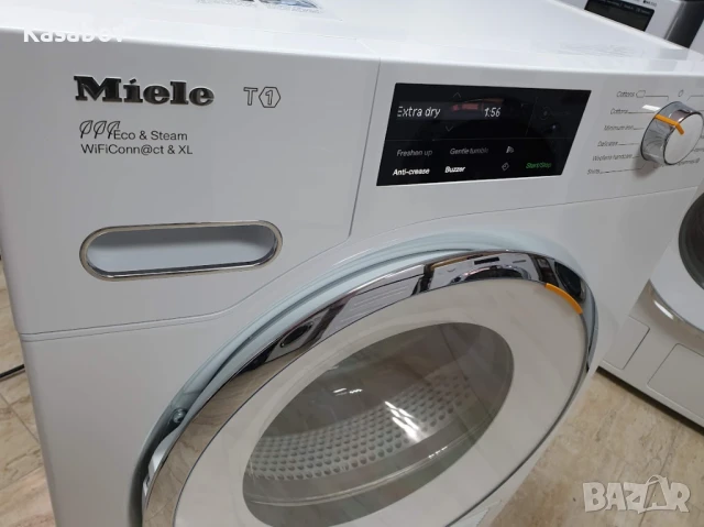 9кг - Wi-Fi - Пара Miele Сушилня с Термопомпа 12м Гаранция Миеле, снимка 1