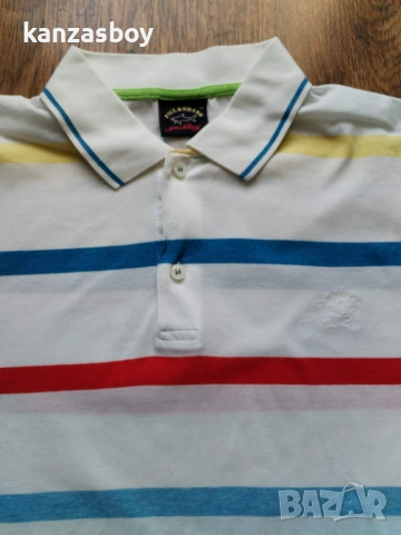 paul and shark - страхотна мъжка тениска КАТО НОВА ХЛ, снимка 7 - Тениски - 53757913