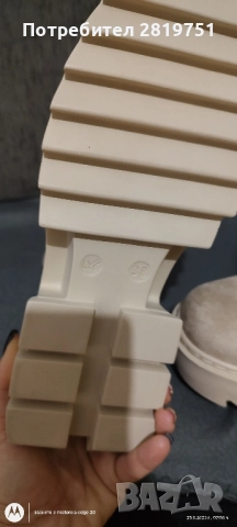 Дамски боти от велур с 10% остъпка, снимка 5 - Дамски боти - 52531420