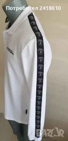 Lamborghini Italy Pique Cotton Mens Size S НОВО! ОРИГИНАЛ! Мъжка Поло Блуза !