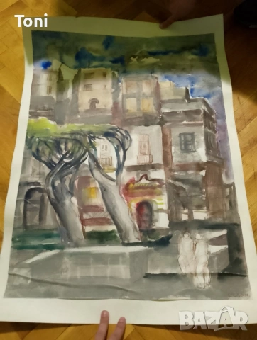 6 картини на художника Стоян Домусчиев , снимка 5 - Картини - 53772229