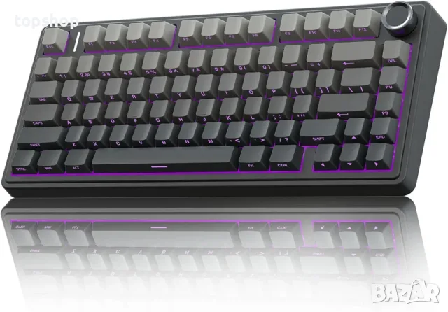 Чисто нова безжична механична клавиатура AULA F75 Pro (RGB / Hot-Swap / 75%)  