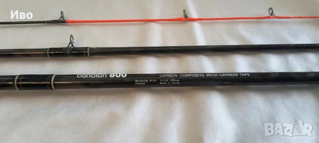 Рядък винтидж комплект Abu Garcia Conolon 800 Quiverlite (3.53m) + Макара Cardinal 52, снимка 12 - Въдици - 55784878