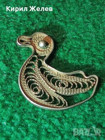 19век СРЕБЪРНО ПАТЕ ФИЛИГРАННО СРЕБРО ВИСОКА ПРОБА РЪЧНА МАЙСТОРСКА ИЗРАБОТКА НАКИТ ВИСУЛКА 25920, снимка 3 - Антикварни и старинни предмети - 35927454