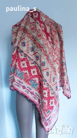 Три броя / Ефирен шал "Rikka", като паяжина, ръчна изработка и индийски шал памук , снимка 16 - Шалове - 40847124