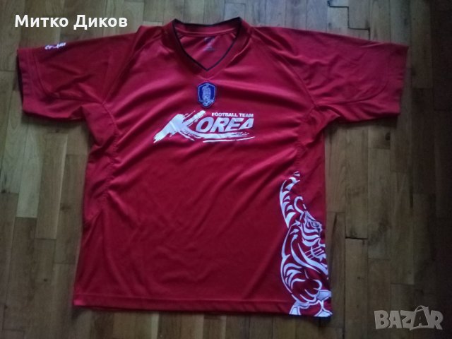 Корея футболна тениска памук размер Л, снимка 1 - Футбол - 35797494