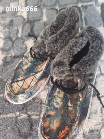 Ново!-Дамски боти с пух., снимка 2 - Дамски боти - 52879152