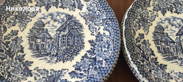 Английски порцеланови чинийки, снимка 3 - Чинии - 44415821