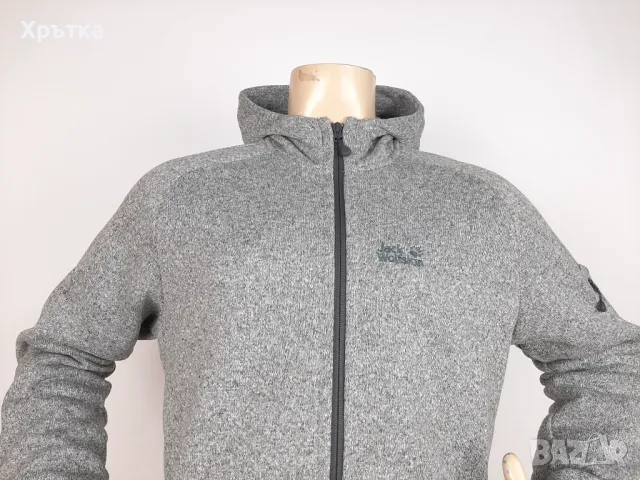 Jack Wolfskin Fleece Jacket - Оригинално мъжко поларено яке р-р L, снимка 6 - Спортни дрехи, екипи - 48551389