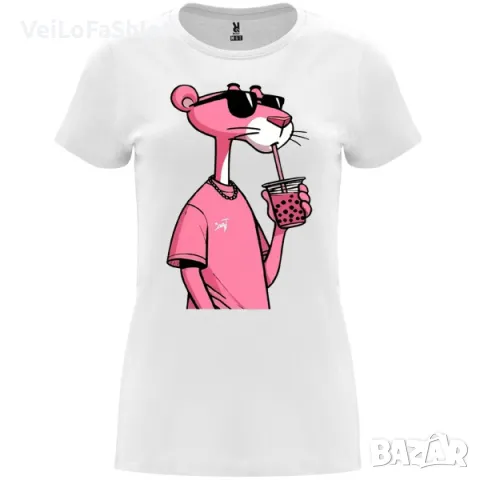 Нова забавна дамска тениска с героя Пинко Розовата пантера