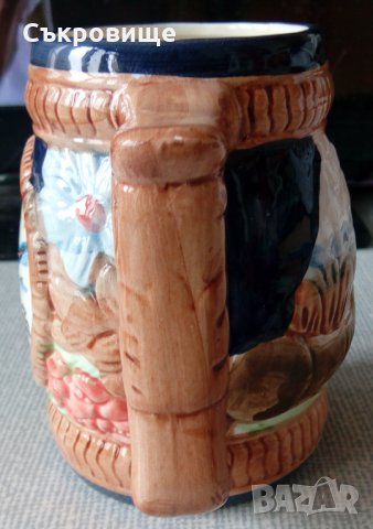 Сувенир релефна халба с дръжка от Кипър сувенирна чаша, снимка 6 - Чаши - 35710196