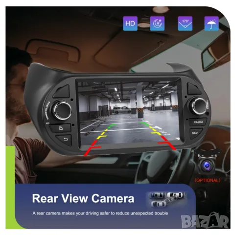 Мултимедия за Fiat Fiorino, 2008-2016, навигация, Android, плеър, 2DIN, Андроид, Fiat Fiorino, снимка 13 - Аксесоари и консумативи - 50335507