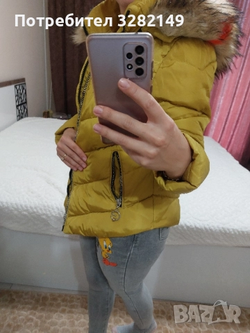 дамско жълто яке 