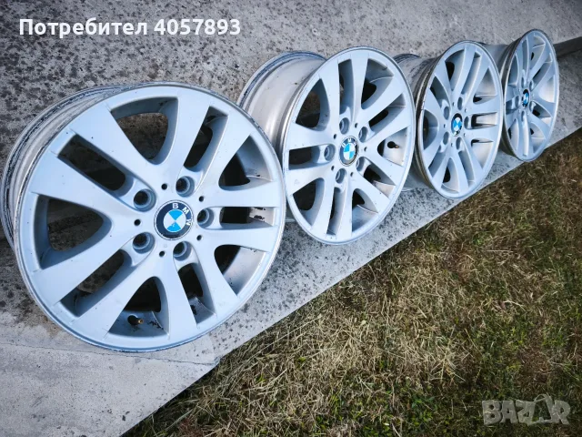Алуминиеви джанти 16" BMW 5x120, снимка 2 - Гуми и джанти - 55877715