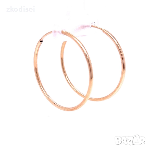 Златни обеци 2,31гр. 14кр. проба:585 модел:34416-4, снимка 3 - Обеци - 51823099