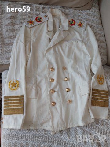 СССР-Адмиралски летен кител(рубашка)-Адмирал СССР;излкючително рядък артикул.