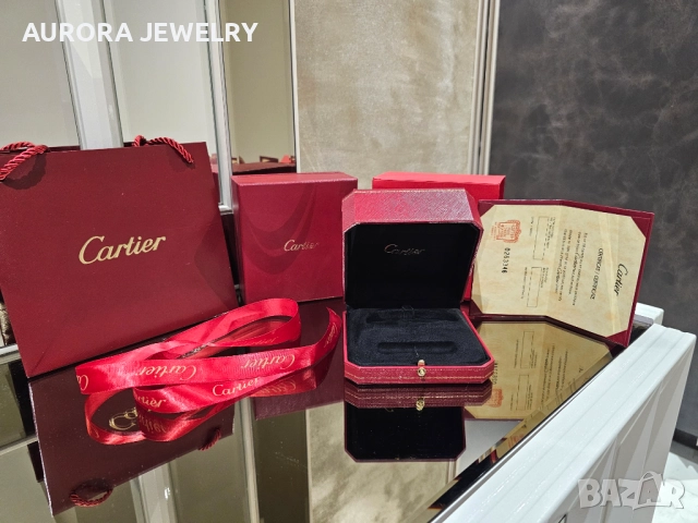 CARTIER Пълен Комплект Кутия и Сертификат за LOVE и NAIL Гривни