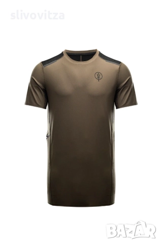 Тениска за фитнес Force velocity technical tshirt khaki
