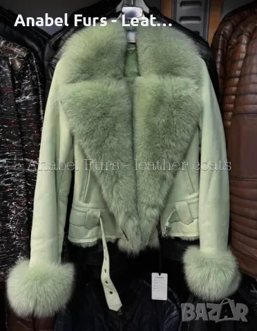 Дамски палта от естествена кожа и естествен косъм, снимка 10 - Палта, манта - 47766121