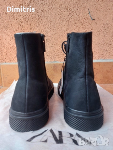 Високи кожени кецове, снимка 3 - Кецове - 53470090
