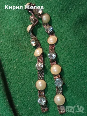 ШАРМАНТНО СРЕБРИСТО КОЛИЕ ВЕРИЖКА Тип ЧОКЪР с КРИСТАЛИ и НУЖДА от ЗАКОПЧАЛКА / РЕСТАВРАЦИЯ 23920, снимка 9 - Колиета, медальони, синджири - 47336381