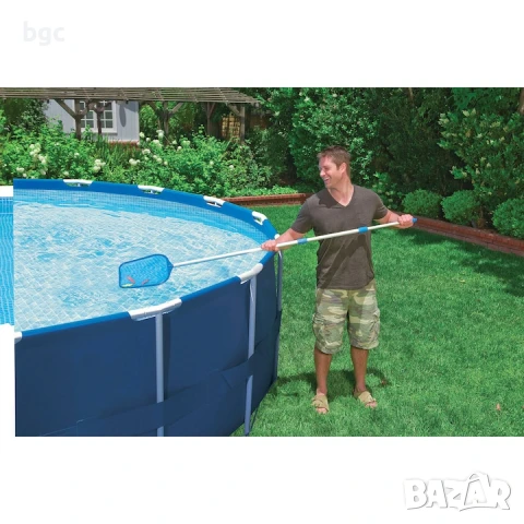 НОВ Комплект за поддръжка на басейни Intex с възможност за монтиране на прахосмукачка, 2.39 м - 24 м, снимка 6 - Басейни и аксесоари - 51030591