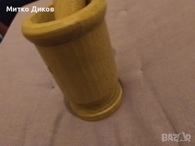 Тахан таханче чукало дървено ново Н-120мм на чукалото и фи 80 на 57мм, снимка 4 - Аксесоари за кухня - 38957510
