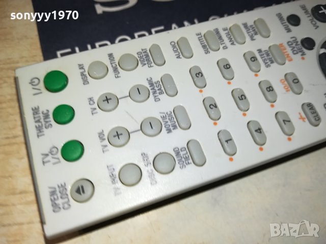 SONY RM-ADU005 AUDIO REMOTE CONTROL 3007231215, снимка 2 - Ресийвъри, усилватели, смесителни пултове - 41701935