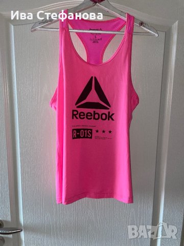 Марков оригинален Reebok  розов цикламен неонов неоново сигнално  розов , снимка 2 - Потници - 41774354