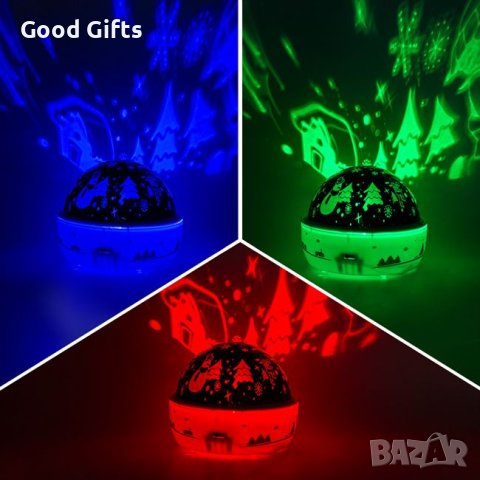 Коледна LED Лампа проектор Star Master звездно небе