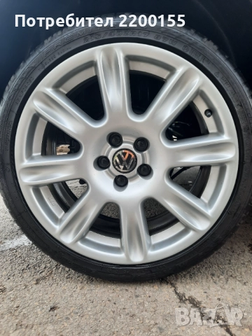 Джанти за фолксваген в много добро състояние. 17 - 5х100 ЕТ 35