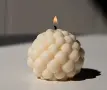 3D buble топка балончета мехури силиконов молд форма фондан шоколад гипс смола свещ, снимка 3