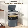 HOMCOM Сензорен кош за боклук 15L, снимка 2