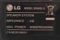 LG високоговорителя със субуфер, снимка 3