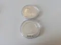 Сребърна монета, 1 oz Китайска панда 2011, 99.9% сребро, снимка 5