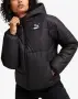 PUMA Classics Padded Jacket Black Дамско Черно Яке С Качулка Код P3005, снимка 3