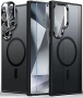 Калъф FNTCASE за Samsung Galaxy S24-Ultra: Удароустойчив, черен, снимка 1 - Калъфи, кейсове - 44519640