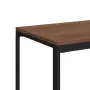 vidaXL Помощна маса с колелца черна 40x30x63,5 см инженерно дърво, снимка 7