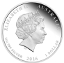 Сребърна монета Lunar II Monkey King 2016 - 1 унция, снимка 2
